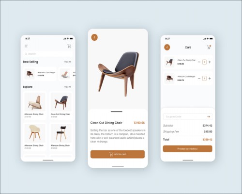 Furniture Mobile App Ui Design